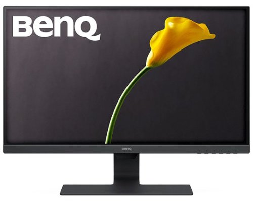 BenQ - GW2780 27" IPS LED 1080p Monitor FHD 60Hz Ultra-Slim Bezel with Adaptive Brightness (VGA/HDMI/DP) - Black-Front_Standard 