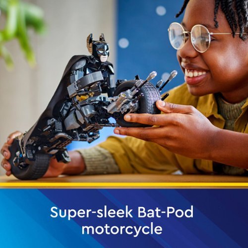 LEGO DC Batman: Batman Construction Figure & the Bat-Pod Bike Action Toy 76273 WORLDWIDE DELIVERY
