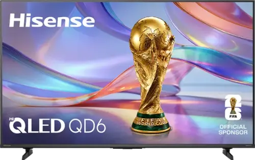 Hisense Hi QLED QD6  
Hisense FIFA WORLD CUP™  
OFFICIAL SPONSOR