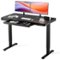 GTPlayer - Standing Desk Rectangular Standing Desks Adjust Height Stand up Desk - Black-Front_Standard