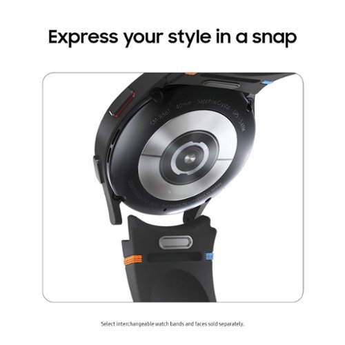 Samsung Galaxy Watch FE Aluminum Smartwatch 40mm LTE with Blue Band - Silver BUY IN EUROPE
