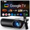 Happrun - Official Licensed Google TV Smart Projector 4K Wi-Fi & Bluetooth Indoor & Outdoor Use-Front_Standard