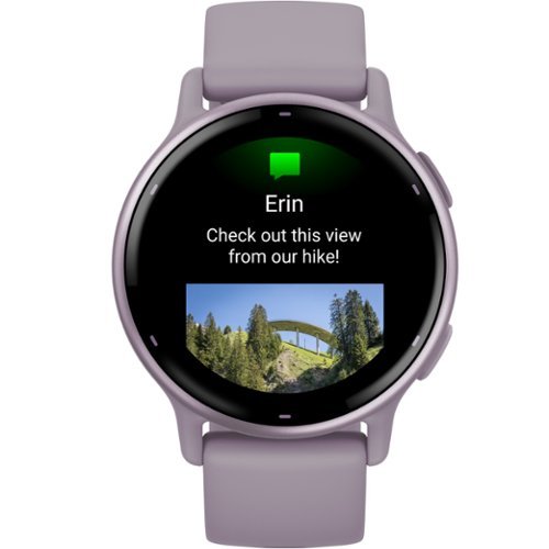 Garmin vívoactive 5 GPS Smartwatch 42 mm Fiber-reinforced polymer - Metallic Orchid Aluminum and Orchid - (2023) GLOBAL SHIPPING