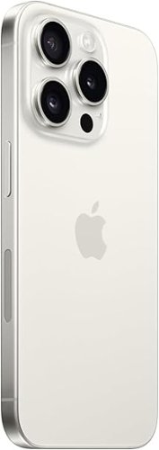 Apple - Refurbished Excellent - iPhone 15 Pro 5G 256GB - (Unlocked) - White Titanium-Front_Standard 