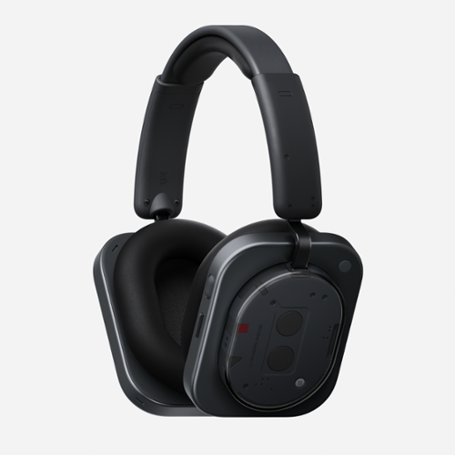 Nothing - Headphone (1) Wireless Over-Ear Bluetooth Headphones - Black-Front_Standard 
