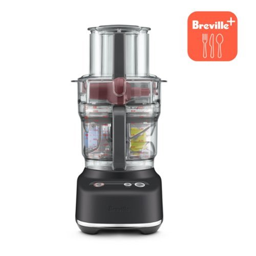 Breville - the Paradice 9-Cup Food Processor - Black Truffle-Front_Standard 