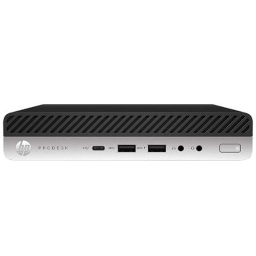 HP - Refurbished Excellent - ProDesk 600G4 Mini Desktop PC, Intel Core i5-8500T, 16GB DDR4 RAM, 512GB NVMe SSD, Built in Wi-Fi 6E & BT, Win11 Pro - Black-Front_Standard 