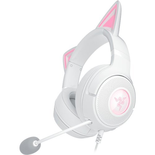 Razer Kraken Kitty V2 Wired Gaming Headset for PC, Mac, Nintendo Switch, Steam Deck, Mobile, and Tablet - White WHERE TO BUY