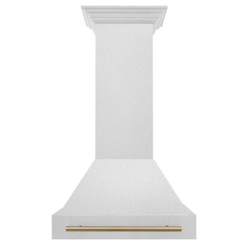 ZLINE Autograph Edition - 30 inches - Externally Vented - Wall Range Hood - Satin Stainless Steel