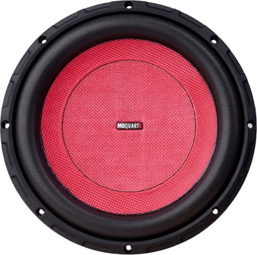 MB Quart - Discus 10" 600W Dual-Voice Subwoofer - Red
