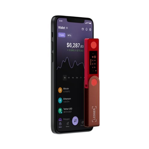 Ledger Nano S Plus Crypto Hardware Wallet - Ruby Red BUY ONLINE