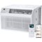 TCL - 550 Sq. Ft. 12,000 BTU Smart Window Air Conditioner - White-Front_Standard