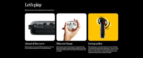 Nothing Ear (a) Wireless Bluetooth Earbuds - Yellow BUY IN MIDDLE EAST