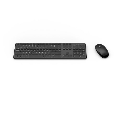 GEEKOM - KM-Combo1 | Wireless Keyboard and Mouse Combo - Black-Front_Standard 