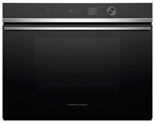 Fisher & Paykel - Contemporary 30-in Combination steam oven with 23 funtions, touch display, compact in - Stainless Steel