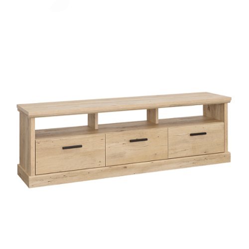 Sauder - Aspen Post TV Credenza for TV's up to 70" - Prime Oak-Front_Standard 