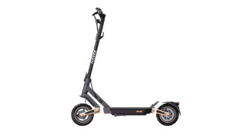 NAVEE - ST3 Electric Scooter w/37.3 miles Max Operating Range & 24.9 mph Max Speed - Black