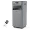 Costway - 6000 BTU Portable Air Conditioner Cools up to 350 sq.ft w/ Remote Control 3-in-1 Air Cooler w/ Drying - Gray-Front_Standard