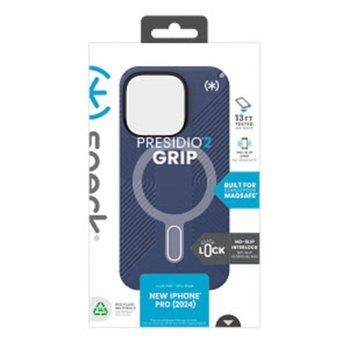 Speck Presidio2 Grip ClickLock Case with MagSafe for Apple iPhone 16 Pro - Costal Blue BUY IN AUSTRALIA