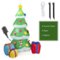Costway - 6 FT Inflatable Christmas Tree w/ Gift Boxes LED Bulbs Blow Up Yard Decoration - Multicolor-Front_Standard
