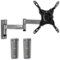 Mount-It! - Full Motion Lockable RV TV Mount for 22–42" Screens, Tilts & Swivels (55° Up, 35° Down), 15.3" Extension, 33 lb Cap - Silver-Front_Standard