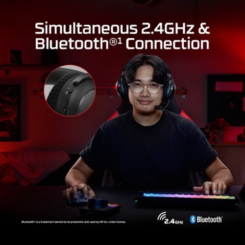HyperX Cloud Alpha 2 Wireless Gaming Headset for PC, PS5, PS4, Nintendo Switch, Mac, Mobile, and Bluetooth - Black GLOBAL SHIPPING