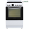 Equator - 24 inch Electric Convection Range 4 Ceramic Burner 2.4 cf Oven, Air Fryer, Bake, Grill, Broil - Drawer 220V - White-Front_Standard