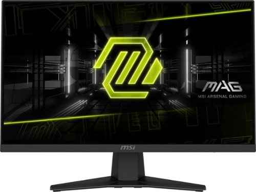 MSI - MAG 244F 24" Rapid IPS LCD FHD 200Hz 0.5ms Adaptive Sync Gaming Monitor with HDR Ready(DisplayPort, HDMI) - Metallic Black
