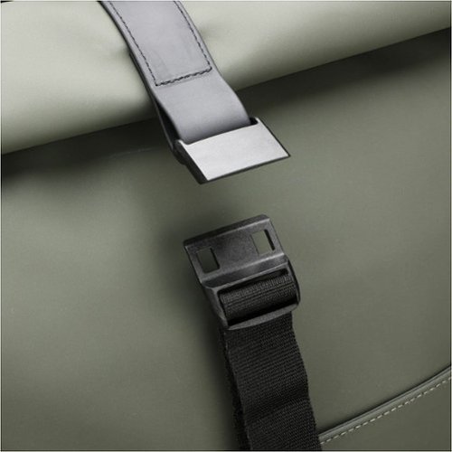 Swissdigital Design LAMONE Rolltop TSA-Friendly Water-Resistant Backpack With USB Charging Port RFID Protection and Fits Up to 16″ Laptop - Dark Green WHERE TO BUY