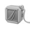 Nautica - S100 Bluetooth Portable Speaker, Waterproof Wireless Speaker, Loud Sound, Clear Audio, 15-Hour Playtime - Gray-White-Front_Standard