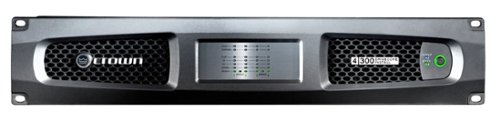 Crown - Four-channel, Analog Power Amplifier, 300W @ 4Ω, 70V/100V - Black