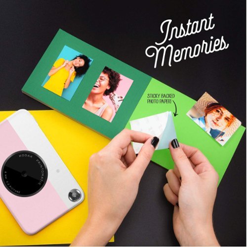 Kodak Printomatic Instant Print Camera - Instant Digital Camera Prints on Zink 2x3 Photo Paper - Pink WHERE TO BUY