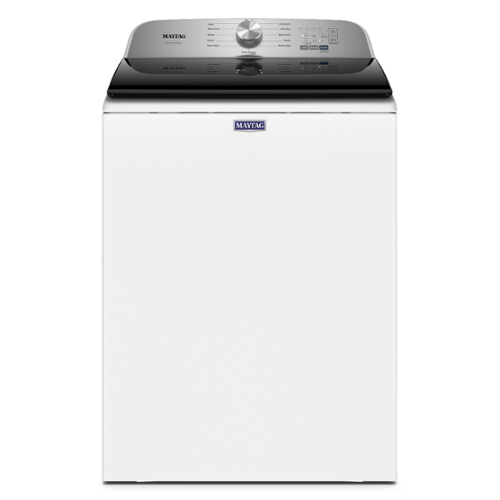 Maytag - 4.7 Cu. Ft. High Efficiency Top Load Washer with Pet Pro System - Open Box - Good - White-Front_Standard 