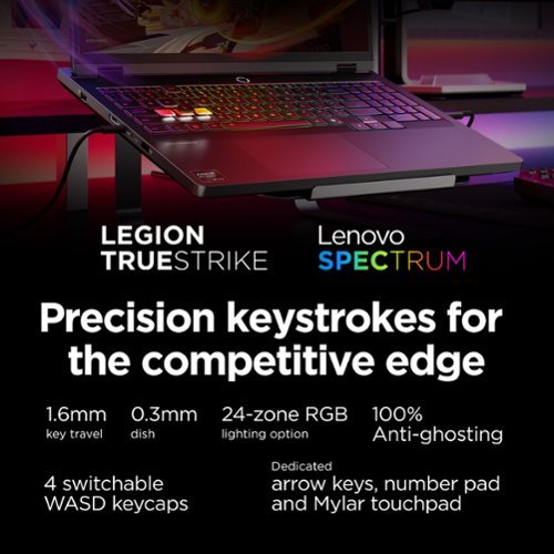 Lenovo Legion Pro 5 16 Gaming Laptop WQXGA - AMD Ryzen 9 8945HX - NVIDIA GeForce RTX 5060 - 16GB Memory - 1TB SSD - Eclipse Black BUY ONLINE