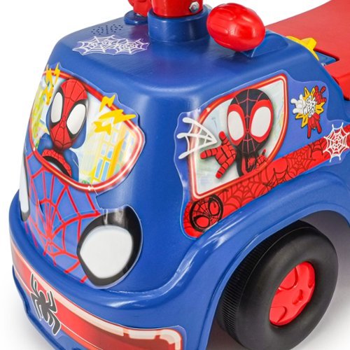 Kiddieland Spiderman My First Spidey Racer Lights & Sounds Ride-on WORLDWIDE DELIVERY