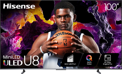 Hisense - 100" Class U8 Series Mini-LED 4K UHD QLED Google TV