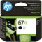 HP - 67XL High-Yield Ink Cartridge - Black-Front_Standard 