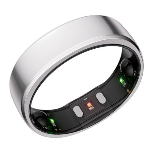 RINGCONN - 123030701 Gen 2 Ultra-Thin Smart Ring with Sleep Apnea Monitoring and Health Tracking (Size 7; Future Silver) - Metallic - (2025)-Front_Standard 
