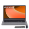 LG - Upgraded - Gram Book 15.6" FHD Laptop,Intel i5-1334U,16GB RAM,1TB SSD+160GB Dock Set,Intel Iris Xe Graphics,Win 11 Pro - Silver-Front_Standard