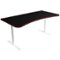 Arozzi - Arena Ultrawide Curved Gaming Desk - White with Black/Red Accents-Front_Standard