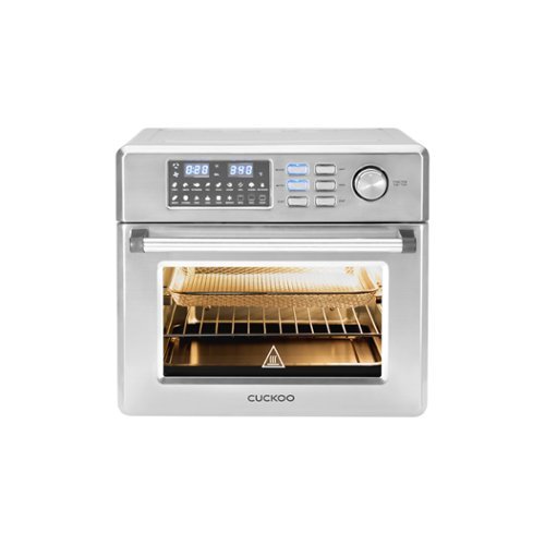 Cuckoo - Stainless Steel 26L Air Fryer Toaster Oven Combo with 18 Preset Modes with 360 Convectional Cooking CAFO-A2601S - Silver-Front_Standard 
