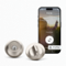 Level - Lock (Matter) – World's Smallest, Most Beautifully Designed Matter-Over-Thread Smart Lock - Works with Apple Home - Satin Nickel-Front_Standard