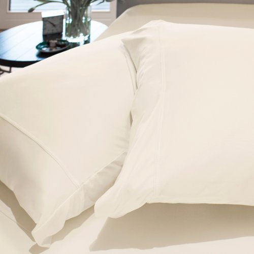SHEEX - Sleep Tech - Pillowcases - King - Ecru-Front_Standard 