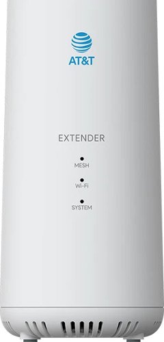 AT&T Wireless - Internet Air for Business WiFi Extender - White-Front_Standard 