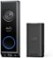 eufy - Video Doorbell E340, Dual Cameras, 2K Full HD, Battery Powered, Rechargeable, No Monthly Fee - Black-Front_Standard