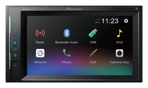 Pioneer 6.2 Bluetooth Digital Media (DM) Receiver - Black WORLDWIDE DELIVERY