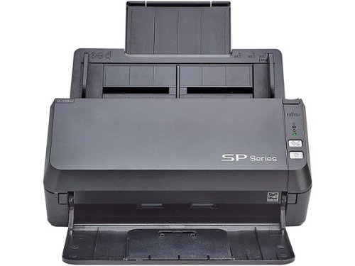 Ricoh - SP-1130Ne ADF (Automatic Document Feeder), Duplex Image Scanner - Black-Front_Standard 