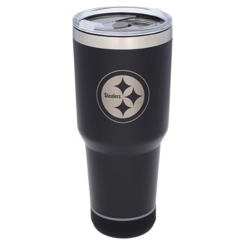 The Memory Company - Pittsburgh Steelers 30oz. Stainless Steel LED Bluetooth Tumbler - Multicolor-Front_Standard 