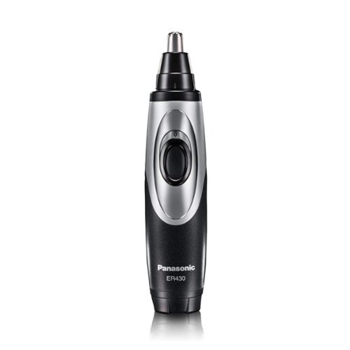 Panasonic - ER430 Nose and Ear Hair Trimmer - Wet Dry Grooming Tool with Vacuum System - ER-430k-MI-Front_Standard 