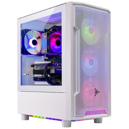 Skytech Gaming - Skytech ARCH4 - AMD Ryzen 7 5700, 5060, 32GB 3200 MHz DDR4 SDRAM, 650W GOLD PSU - White-Front_Standard 